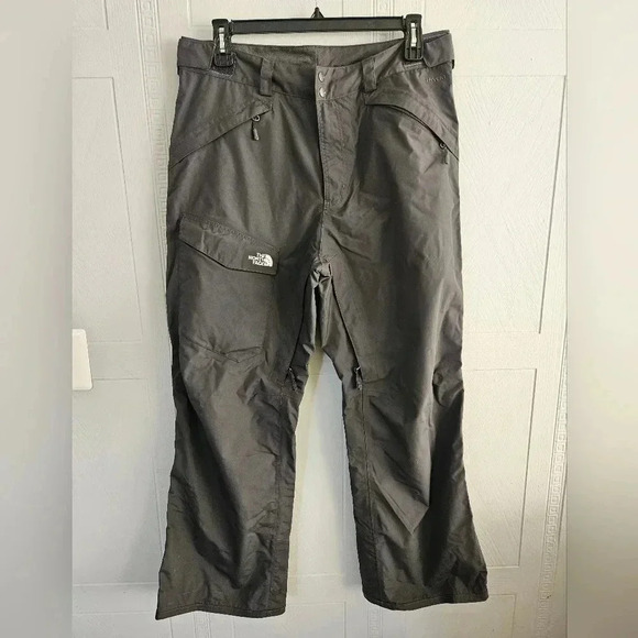 The North Face Other - The North Face HyVent Dark Gray Mens Ski Snowboard Pants Sz L EUC